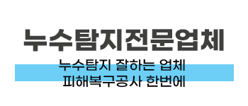 부산 사하구 누수탐지 및 피해복구 전문